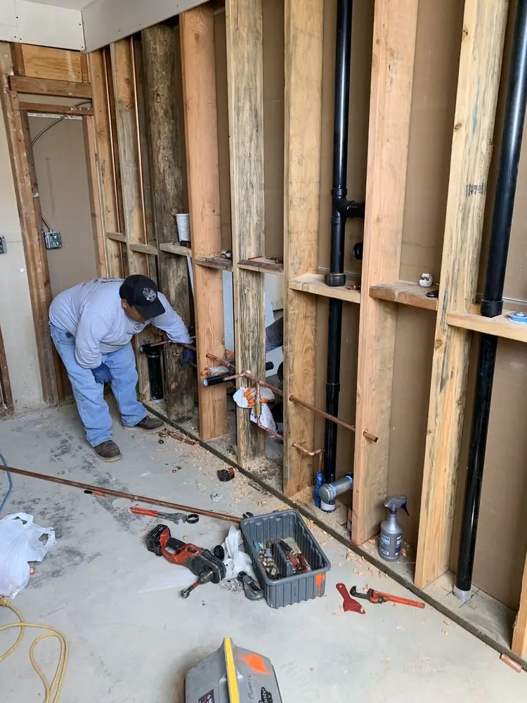 Commercial rough-in plumbing for Commercial Plumbing in Brandywine Village